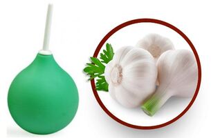 Garlic from pests